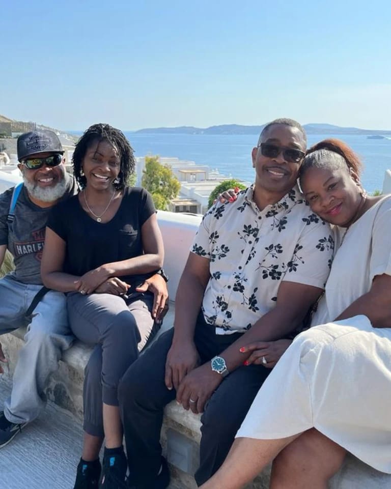 Two couples on vacation